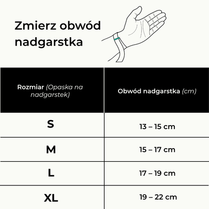 Bambusowy stabilizator nadgarstka Premium