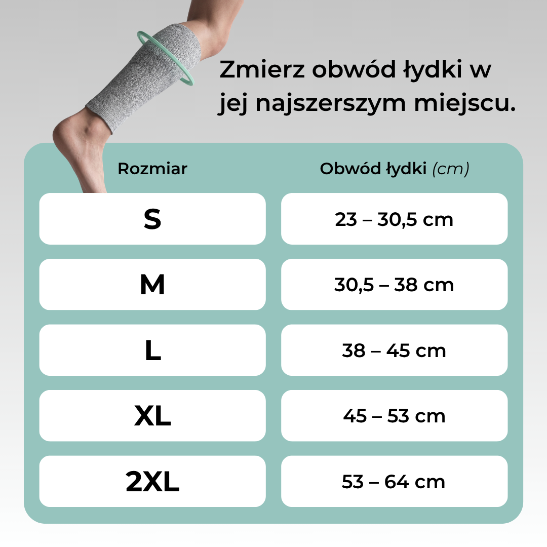 Bambusowy stabilizator łydki przeciw zmęczeniu Premium