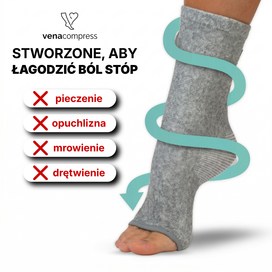 Bambusowe opaski na stopy przeciw zmęczeniu Premium